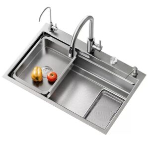 vente en ligne dakar Sénégal évier de cuisine 8848 en acier inoxydable 304-finition brossée