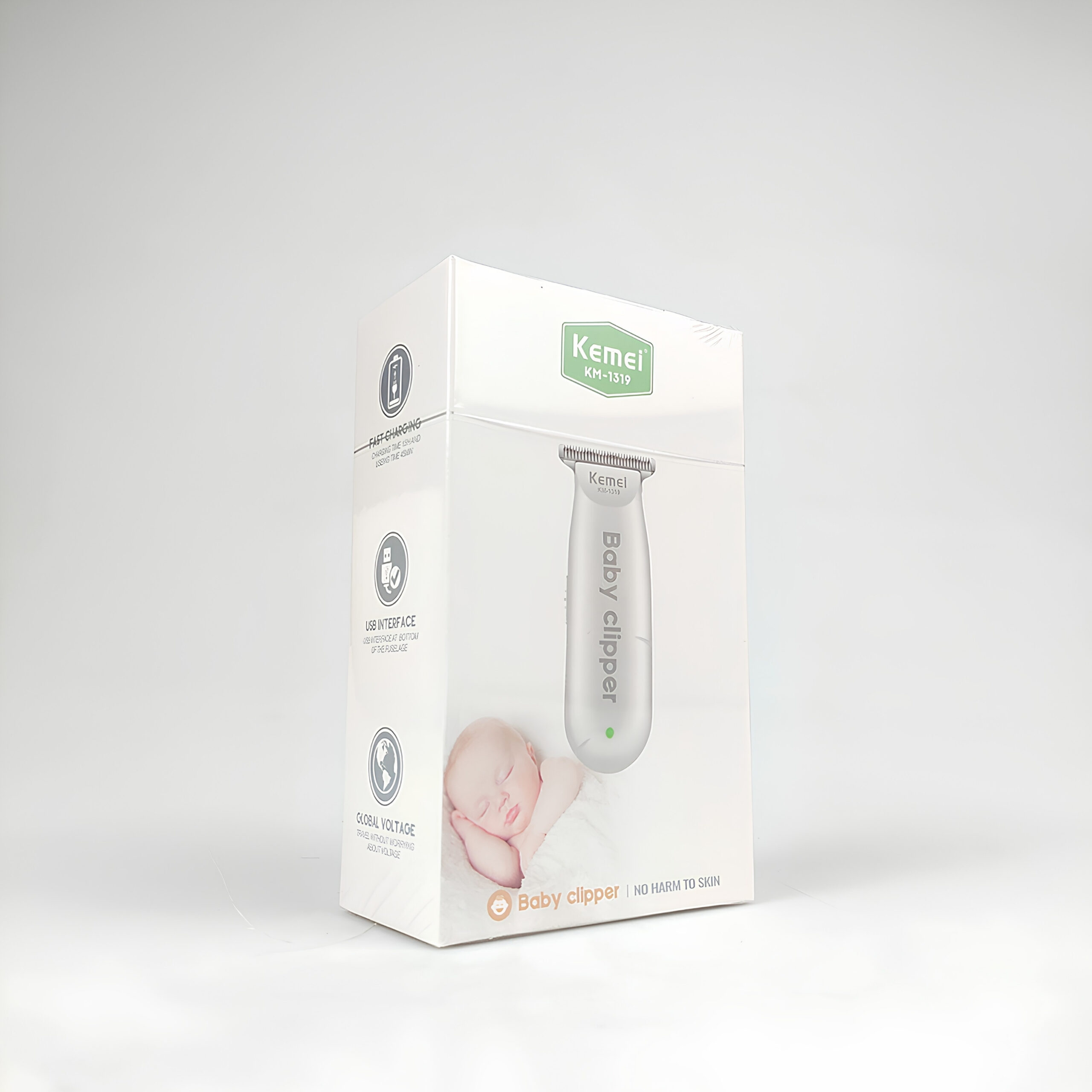 Kemei KM-1319 – Tondeuse Bébé Rechargeable Kemei KM-1319 - Tondeuse Bébé Rechargeable